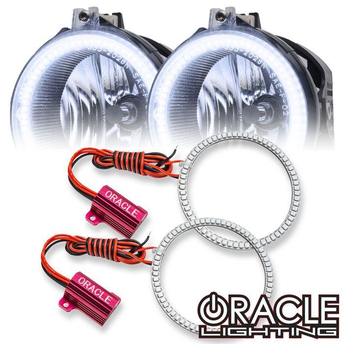 2008-2014 Dodge Challenger LED Fog Light Halo Kit - Standard Mount