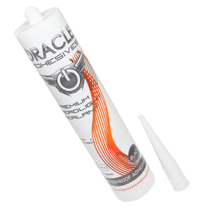 Tube of ORACLE Adhesive with the top unscrewed.