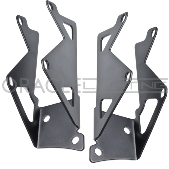 Jeep JK Dual Light Mounting Pillar Brackets (Pair)