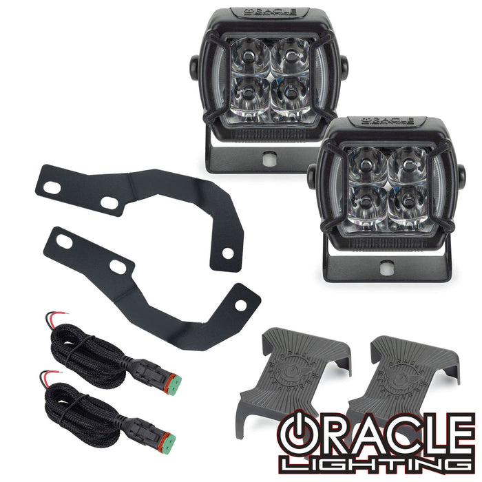 ORACLE Lighting 2010-2023 Lexus GX460 A-Pillar Hood Mount Brackets w/ VEGA™ Series 4 Spotlights