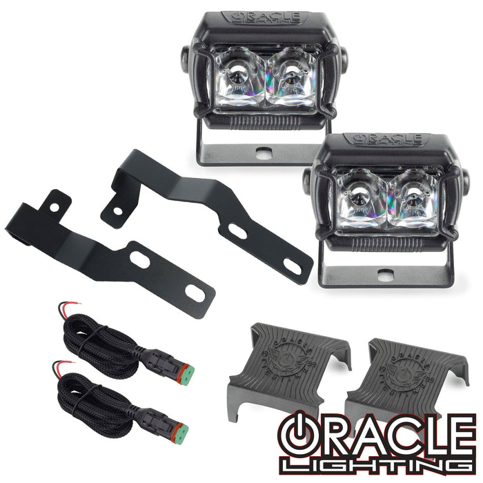 ORACLE Lighting 2005-2014 Toyota Tacoma A-Pillar Hood Mount Brackets w/ VEGA™ Series 2 Spotlights