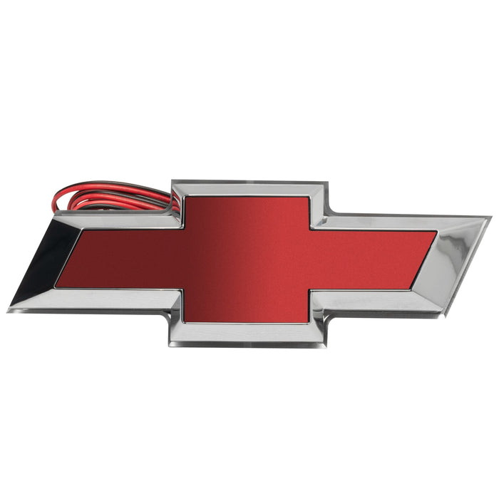 2010-2013 Chevrolet Camaro Illuminated LED Rear Bowtie Emblem with red paint.