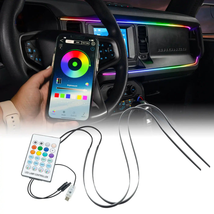 ORACLE Lighting Ford Bronco Dynamic ColorSHIFT LED Interior Dash Board Kit