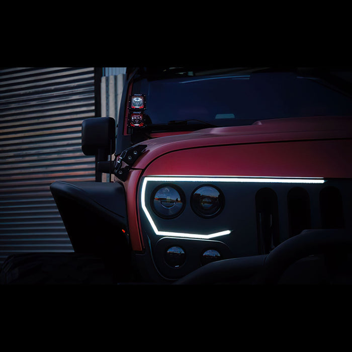 ORACLE Lighting VECTOR™ Pro Series II Full LED Grill for the 2007-2018 Jeep Wrangler JK