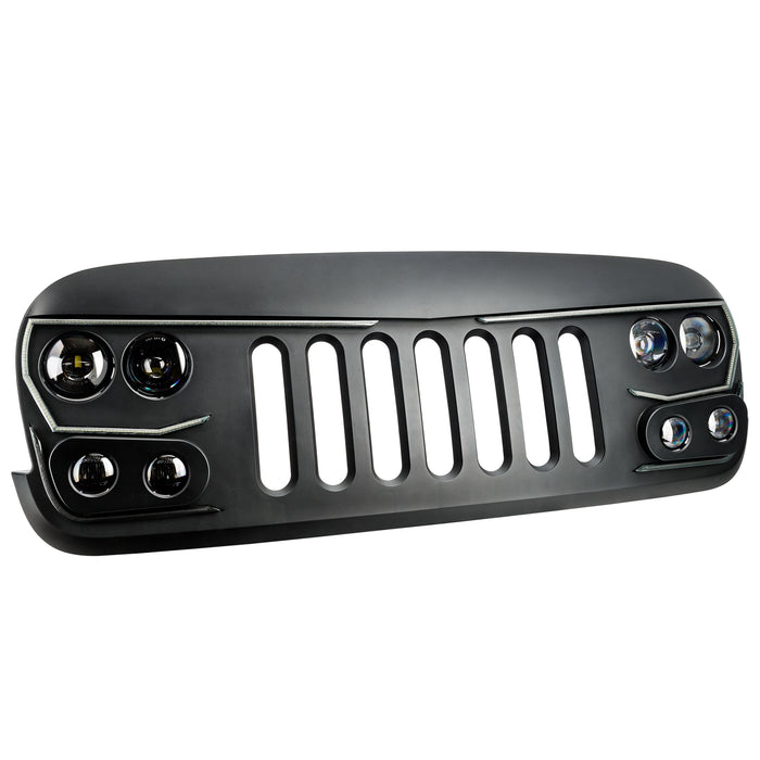VECTOR™ Pro Series II Full LED Grill for the 2007-2018 Jeep Wrangler JK w/ Dealer Display