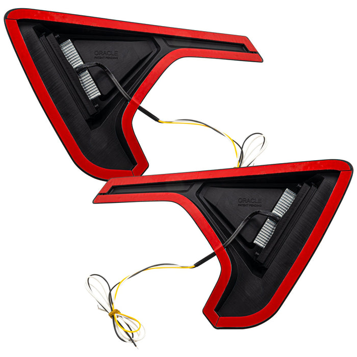 Rear view of Sidetrack™ LED Lighting System for Jeep Wrangler JL/ Gladiator