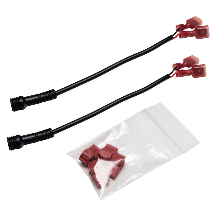 Wiring components for rear bumper LED reverse lights for Jeep Gladiator Jt