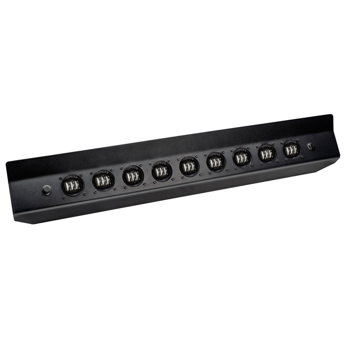 Skid plate with white LED emitters