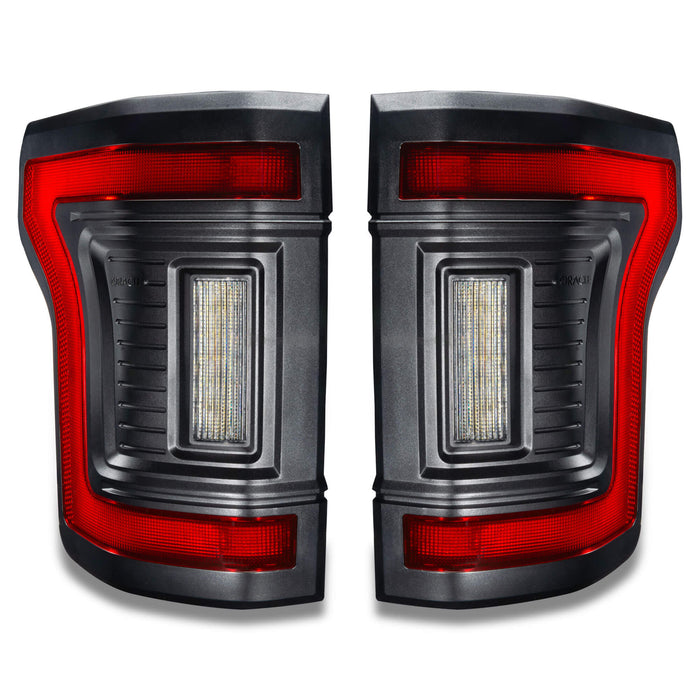 Front view of Flush Style LED Tail Lights for 2015-2020 Ford F-150