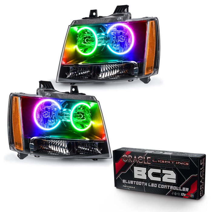 2007-2014 Chevrolet Suburban Pre-Assembled Halo Headlights