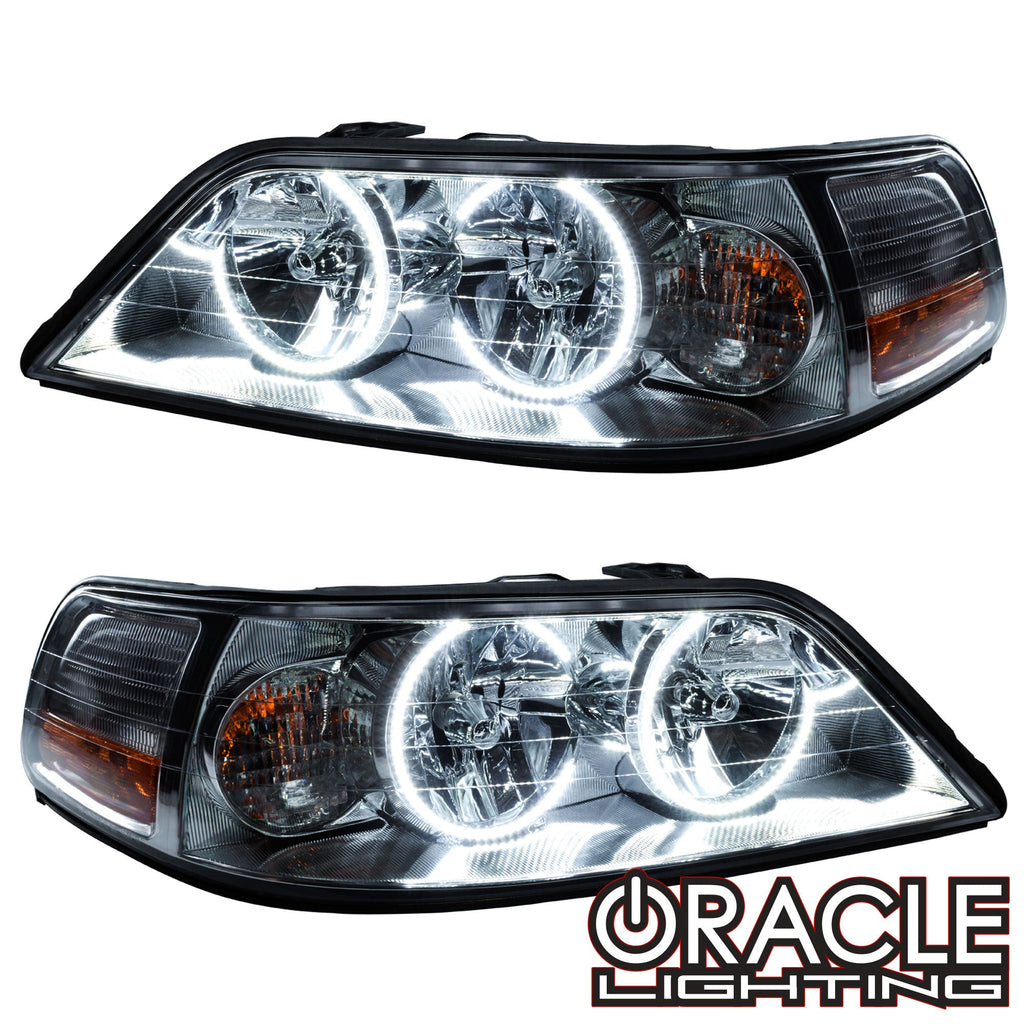 ORACLE Lighting 2005-2011 Lincoln Town Car Pre-Assembled Halo Headlights -  Non HID