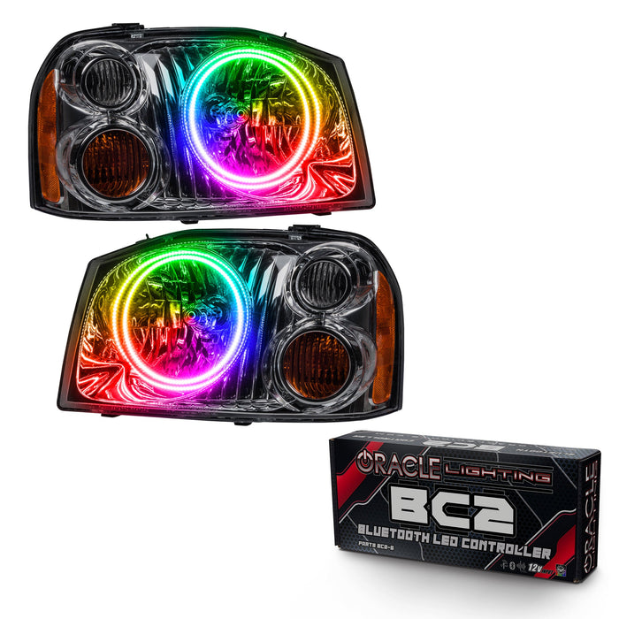 2001-2004 Nissan Frontier Pre-Assembled Halo Headlights