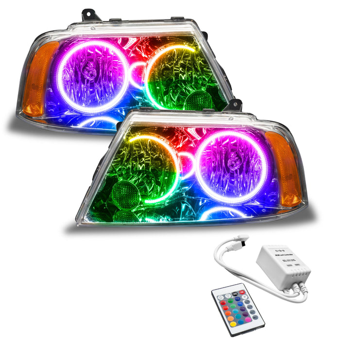 2003-2006 Lincoln Navigator Pre-Assembled Headlights with Simple Controller.
