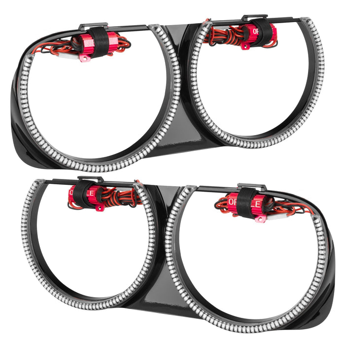 2015-2023 Dodge Challenger Pre-Installed Halo Headlight Bezels