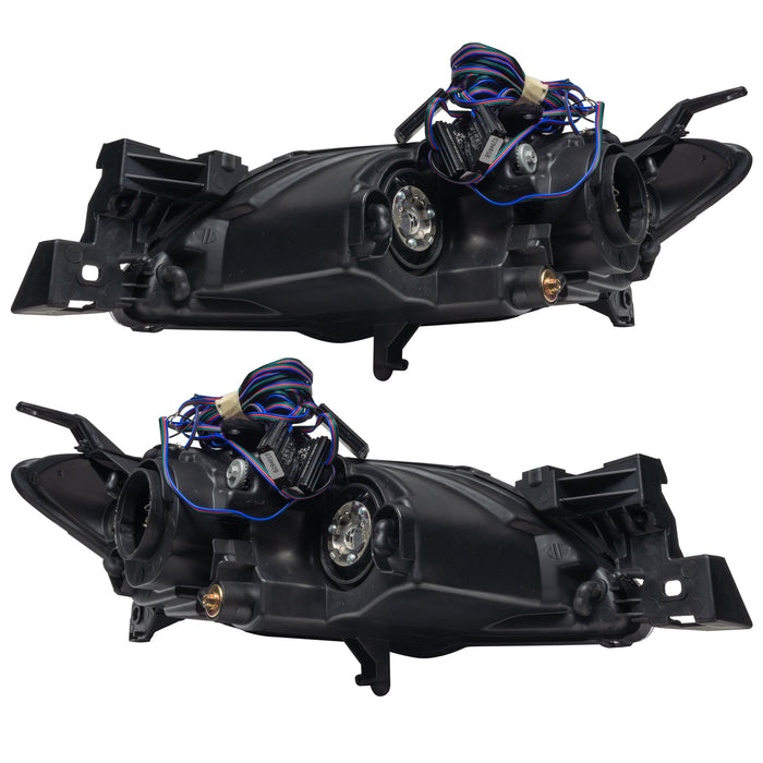 Rear view of 2004-2009 Mazda 3 Pre-Assembled Halo Headlights