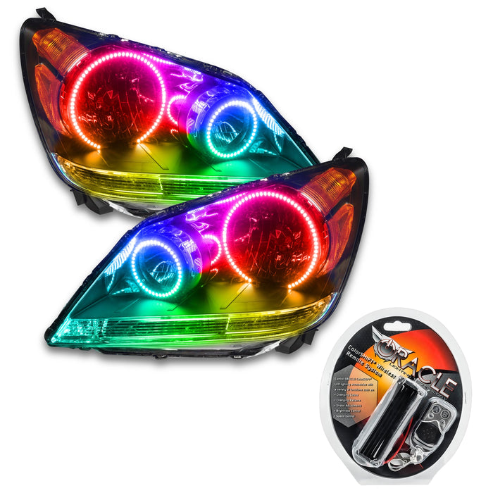 2008-2010 Honda Odyssey Pre-Assembled LED Halo Headlights with RF Controller.