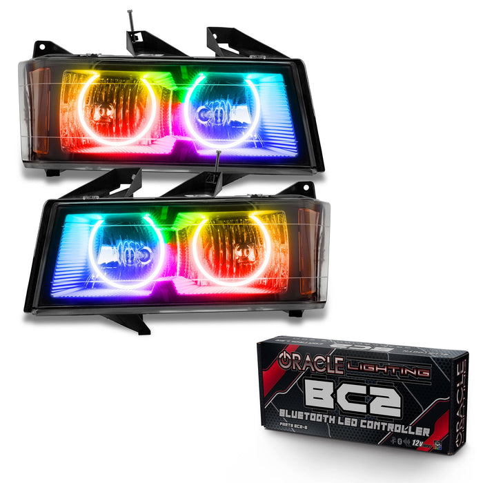 2004-2012 Chevrolet Colorado Pre-Assembled LED Halo Headlights