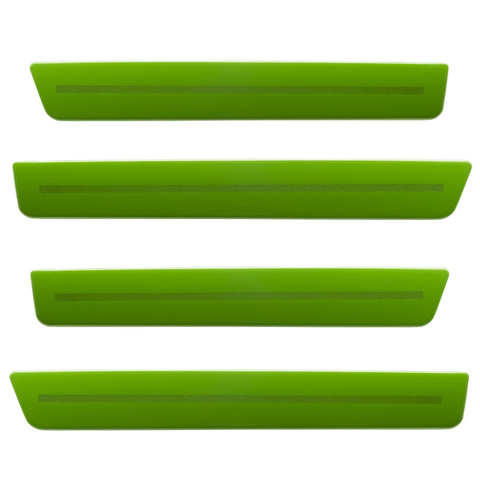 2015-2023 Dodge Challenger Concept Sidemarker Set with green paint and ghost lenses.