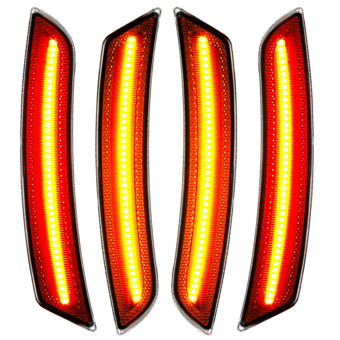 2016-2024 Chevrolet Camaro Concept SMD Sidemarker Set with red and amber LEDs.