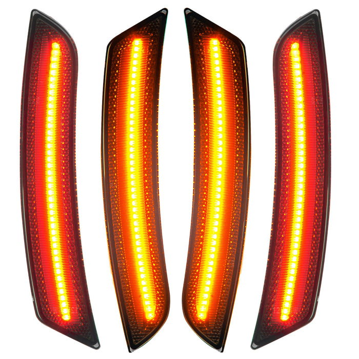 2016-2024 Chevrolet Camaro Concept SMD Sidemarker Set with red and amber LEDs.