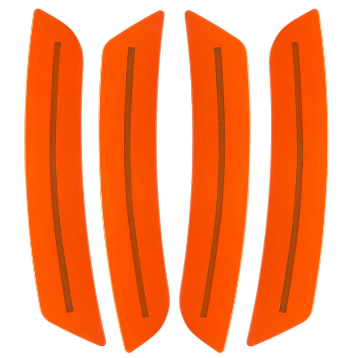 2016-2024 Chevrolet Camaro Concept SMD Sidemarker Set with orange paint and ghost lenses.