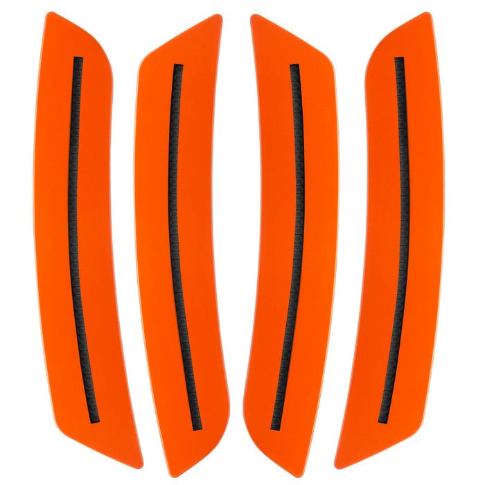 2016-2024 Chevrolet Camaro Concept SMD Sidemarker Set with orange paint and tinted lenses.