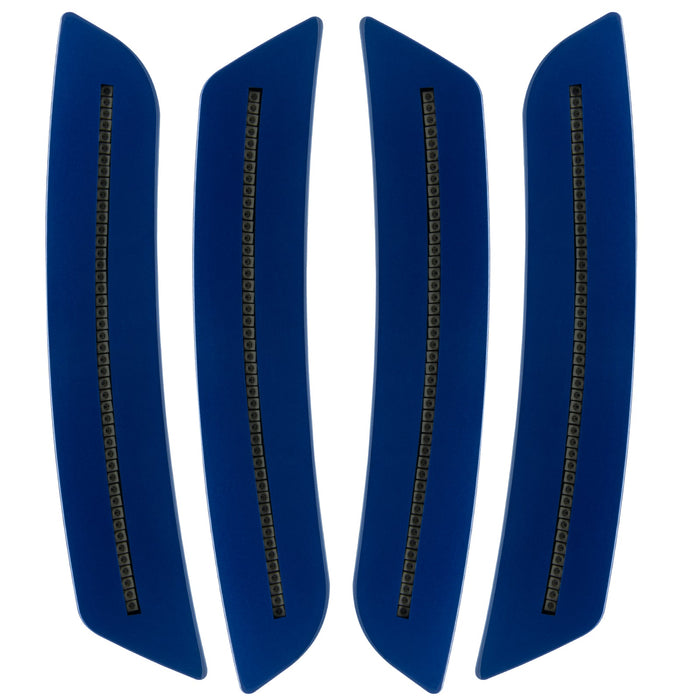 2016-2024 Chevrolet Camaro Concept SMD Sidemarker Set with blue paint and tinted lenses.