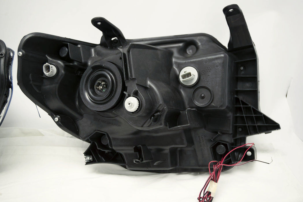 2014-17 Toyota Tundra Headlights - ORACLE White LED Halos + LED Strip Pre-Installed