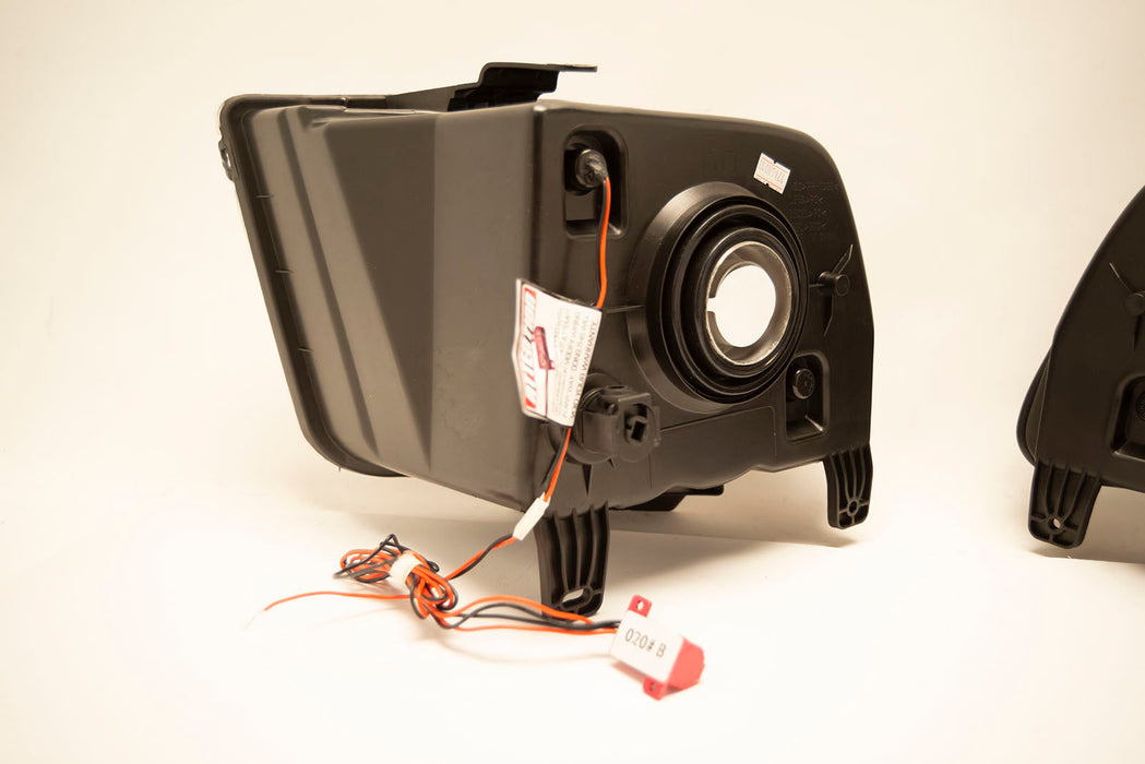 2005-2009 Ford Mustang Headlights - ORACLE SMD Blue LED Halo Kit Pre-Installed