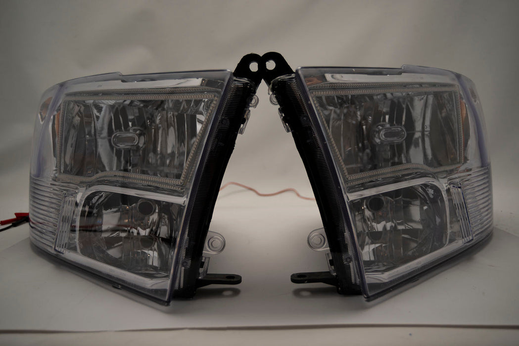 2009-2018 Dodge Ram 1500 Headlights - ORACLE Green LED Halo Kit Pre-Installed