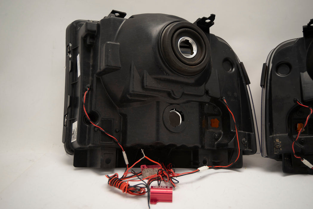 2005-2007 Ford F-250 Super Duty Headlights- ORACLE White LED SMD Halo Kit