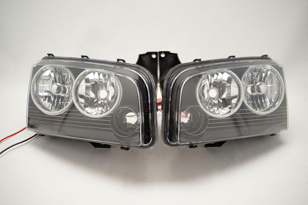 2006-2010 Dodge Charger Headlights - ORACLE Red LED Halo Kit Pre-Installed
