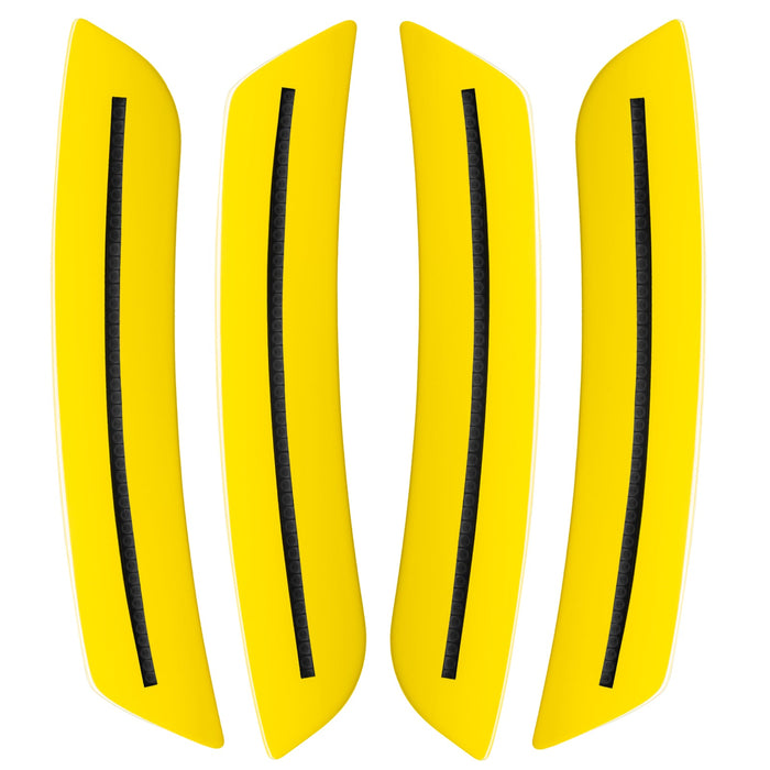 2016-2024 Chevrolet Camaro Concept SMD Sidemarker Set with bright yellow paint and tinted lenses.