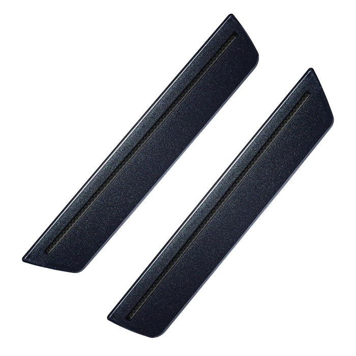 2011-2014 Dodge Charger Concept Sidemarker Rear Set with brilliant black pearl paint and tinted lenses.