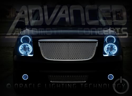 2007-2014 GMC Yukon LED Headlight Halo Kit