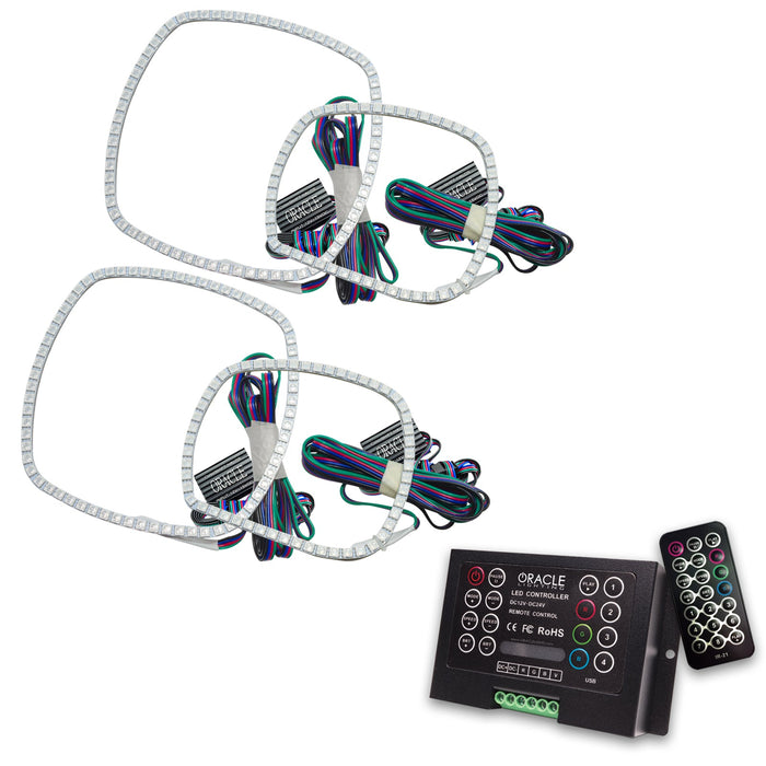 2011-2014 Dodge Charger LED Headlight Halo Kit with 2.0 Controller.