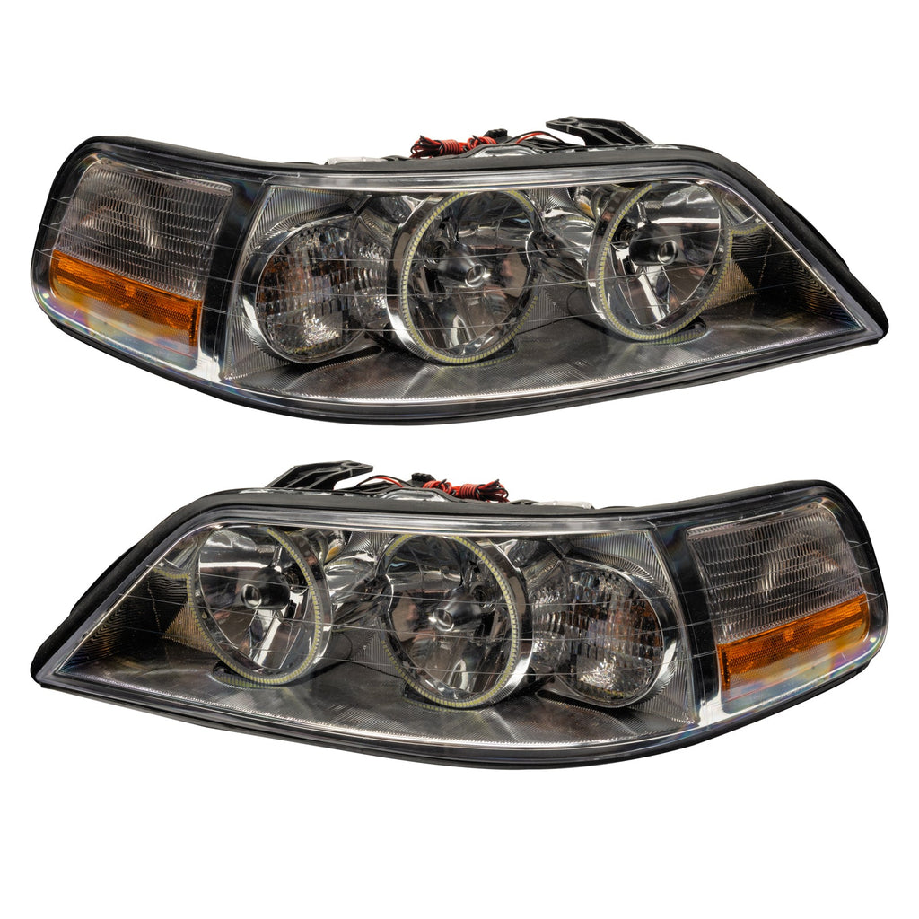 ORACLE Lighting 2005-2011 Lincoln Town Car Pre-Assembled Halo Headlights -  Non HID