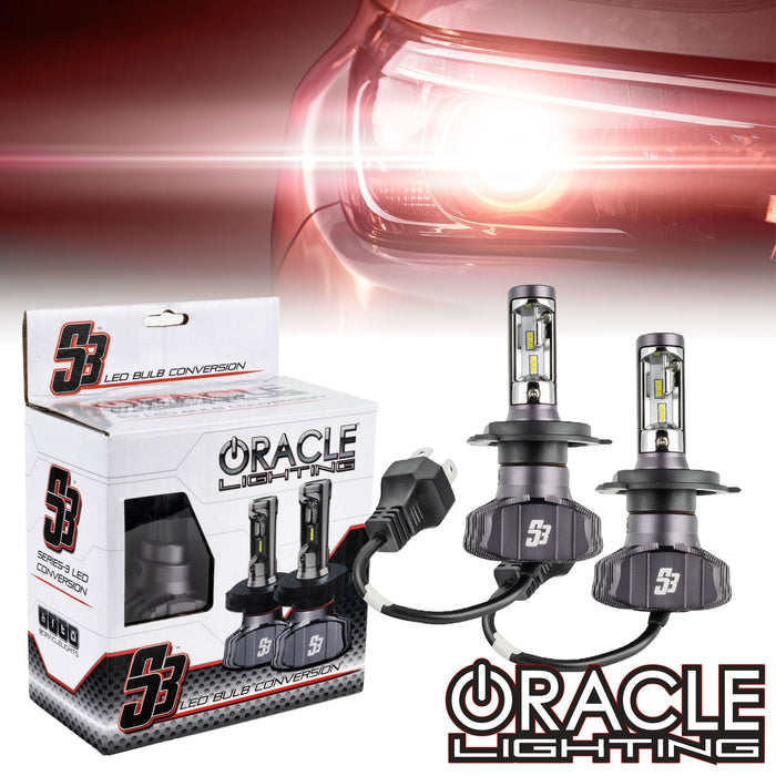 H4 - S3 LED Light Bulb Conversion Kit High/Low Beam (Non-Projector)