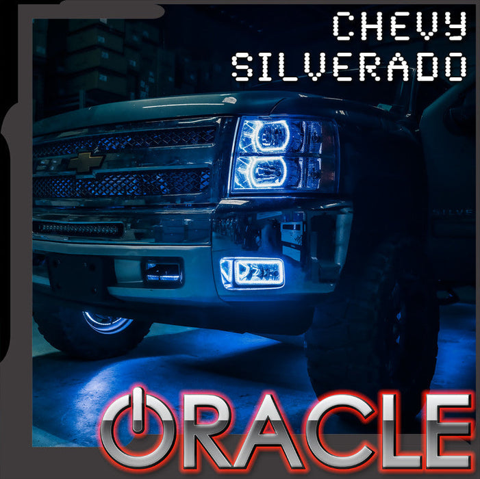 2007-2013 Chevy Silverado Fog Light Halo Kit