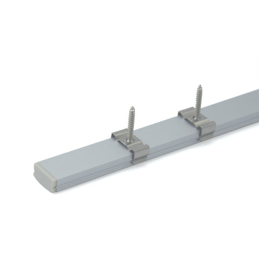 Rear view of 40" Frosted Diffuser Aluminum Channel for LED Flexible Strip