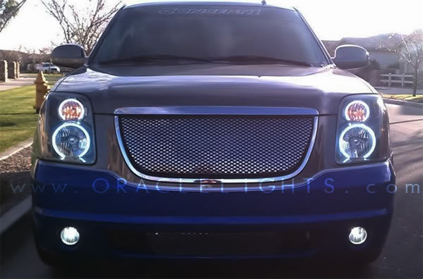 2007-2014 GMC Yukon LED Headlight Halo Kit
