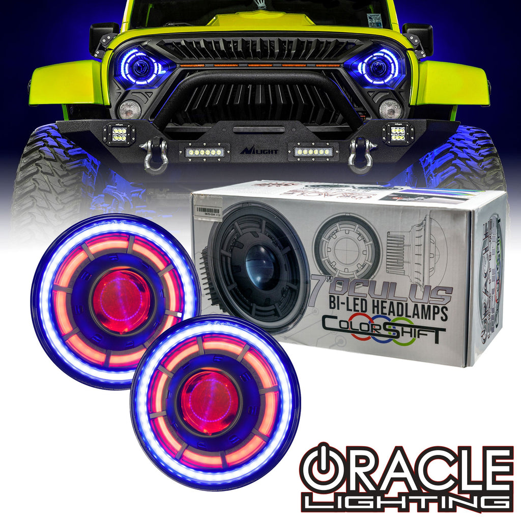 Oculus™ Bi-LED Projector Headlights for Jeep Wrangler