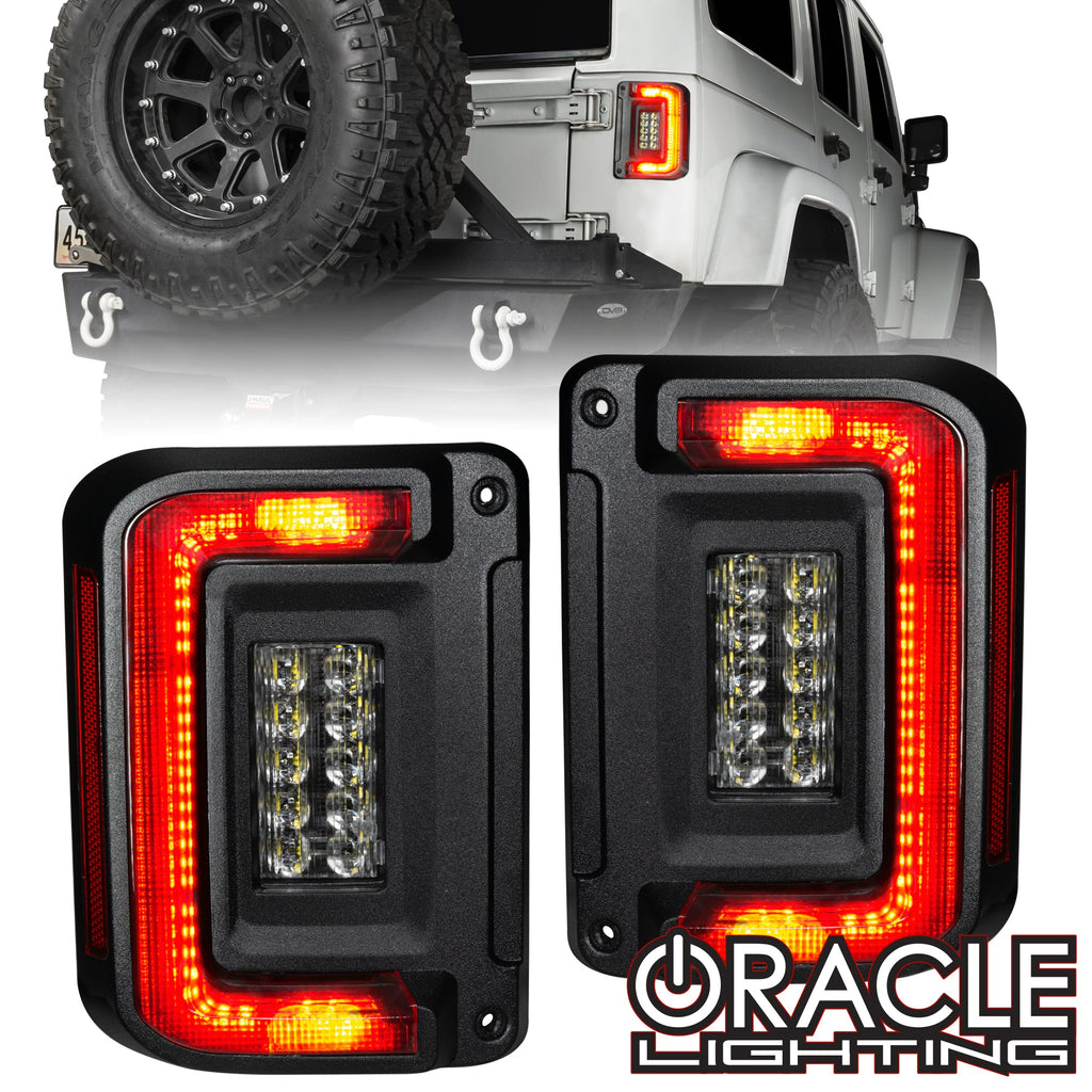 Flush Mount LED Tail Lights for Jeep Wrangler JK ORACLE Lighting – Oracle  Lighting Wholesale