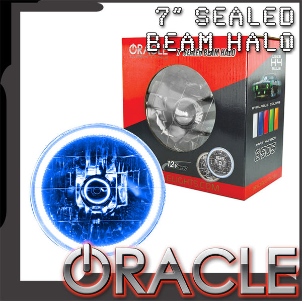 ORACLE Pre-Installed 7" H6024/PAR56 Sealed Beam Halo - Blue LED