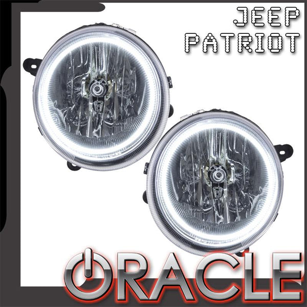ORACLE Lighting 2007-2016 Jeep Patriot Pre-Assembled Halo Headlights