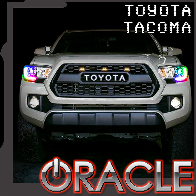 2016-2023 Toyota Tacoma Dynamic ColorSHIFT RGB+A Headlight DRL Kit