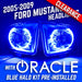 2005-2009 Ford Mustang Headlights - ORACLE SMD Blue LED Halo Kit Pre-Installed