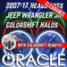 2007-16 Jeep Wrangler JK Headlights - ORACLE ColorSHIFT RGB Halo Kit + 1.0 Remote