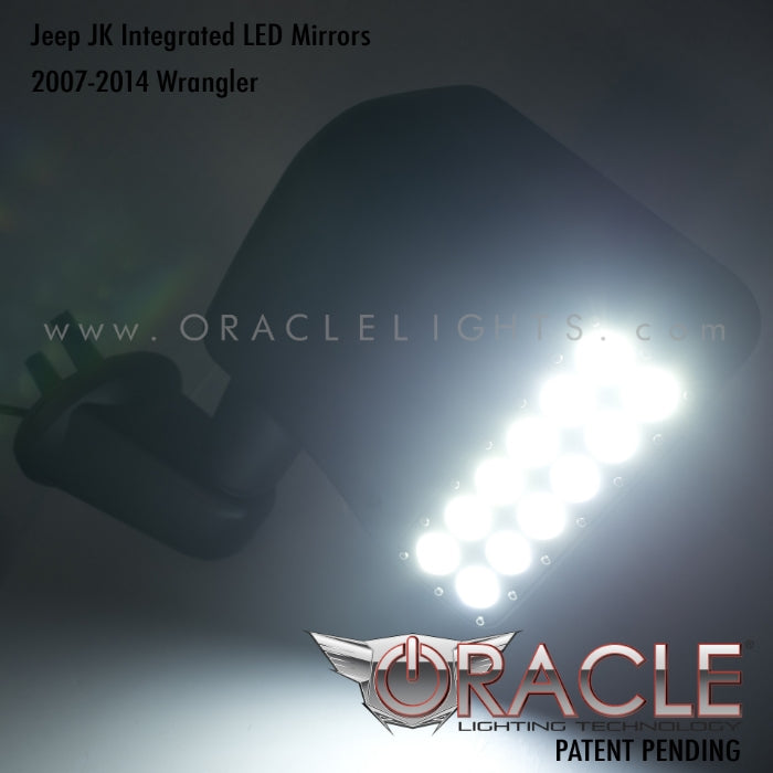 Jeep Wrangler JK LED Off-Road Side Mirrors
