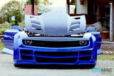 Front view of a Chevrolet Camaro with Concept Side Mirrors installed.